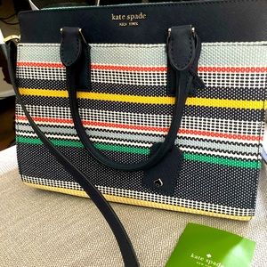 Kate Spade multicolor striped bag